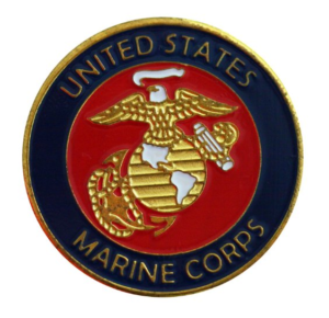 Marine Corps 2 Sided Golf Ball Marker - *Fore All Things Golf